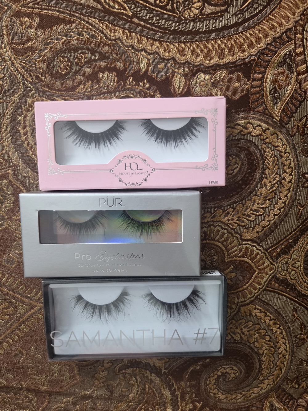 3 Pairs Of Prestigue Brand Lashes